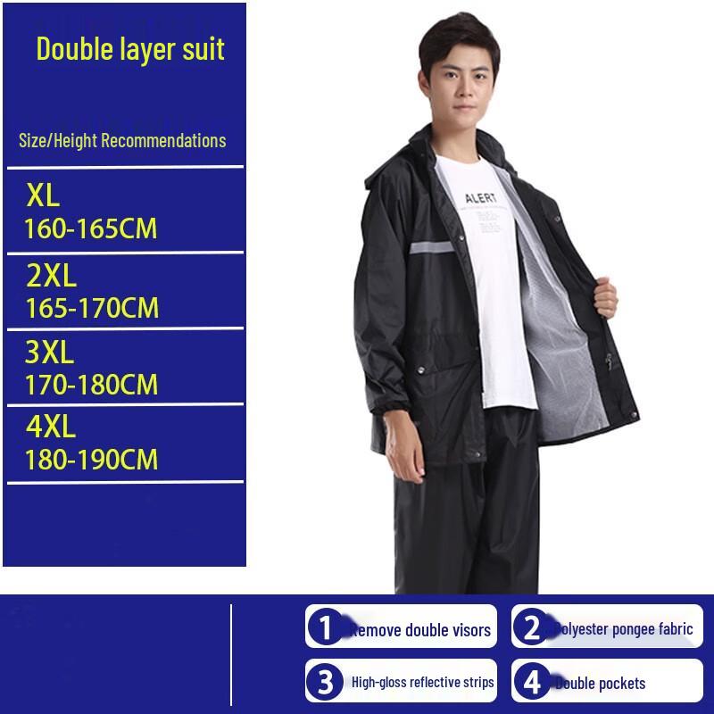 KarLot Men s Detachable Cycling Rain Suit XL
KarLot Men s Detachable Cycling Rain Suit XL