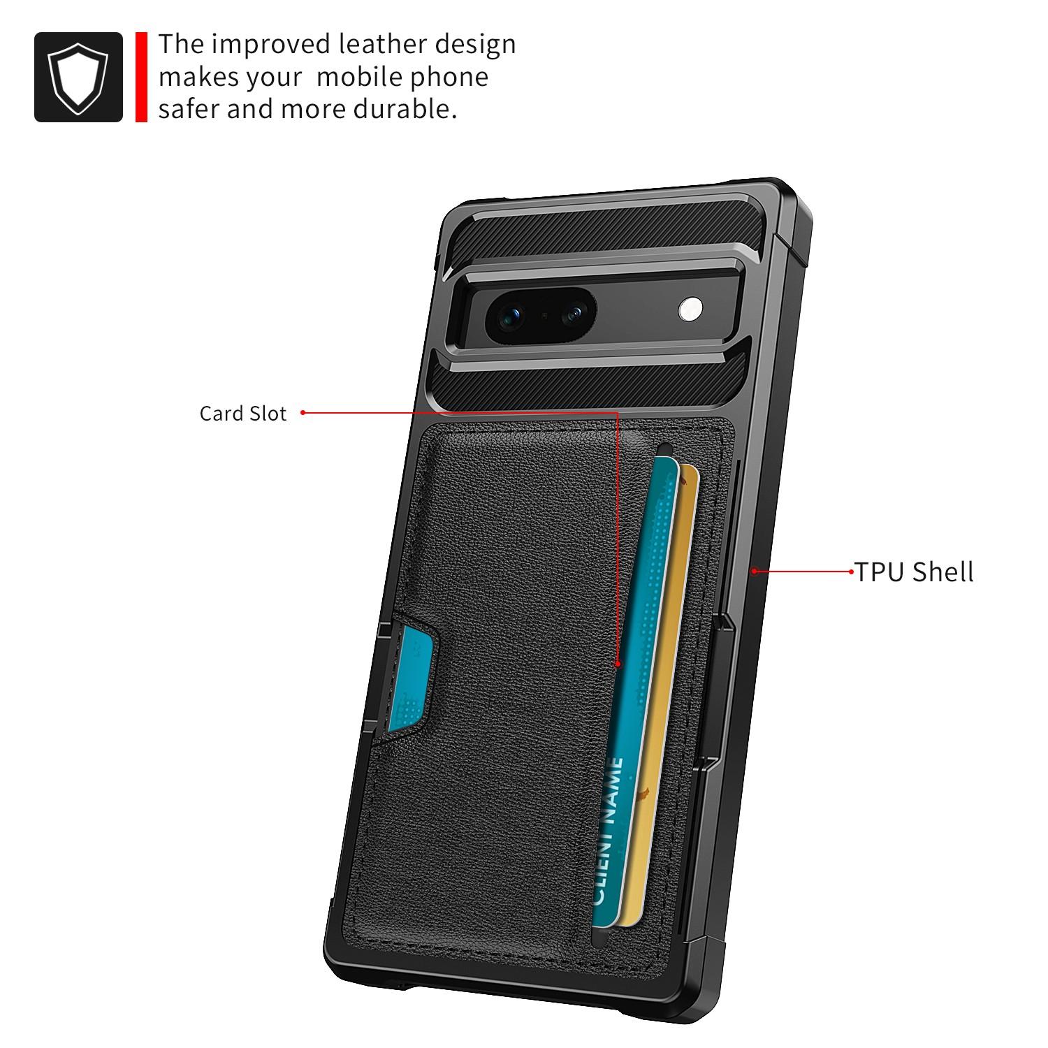 For Google Pixel 7a Phone Case ZM02 PU Leather Coated TPU Shockproof Case with Card Slot Holder Cover A
For Google Pixel 7a Phone Case ZM02 PU Leather Coated TPU Shockproof Case with Card Slot Holder Cover A