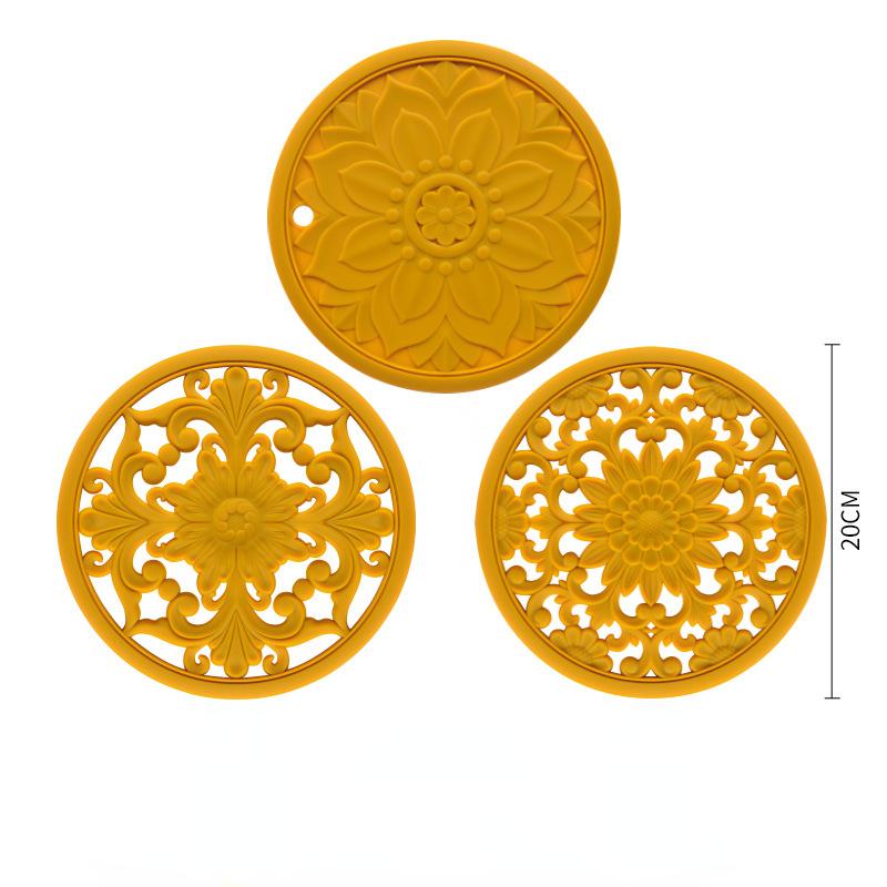 3 шт. Круглые силиконовые салфетки под приборы, ретро полые резные коврики для обеденного стола, набор для тарелок и прихваток для кастрюль, кухонные подставки под горячее 20cm жёлтый
3 шт. Круглые силиконовые салфетки под приборы, ретро полые резные коврики для обеденного стола, набор для тарелок и прихваток для кастрюль, кухонные подставки под горячее 20cm жёлтый
