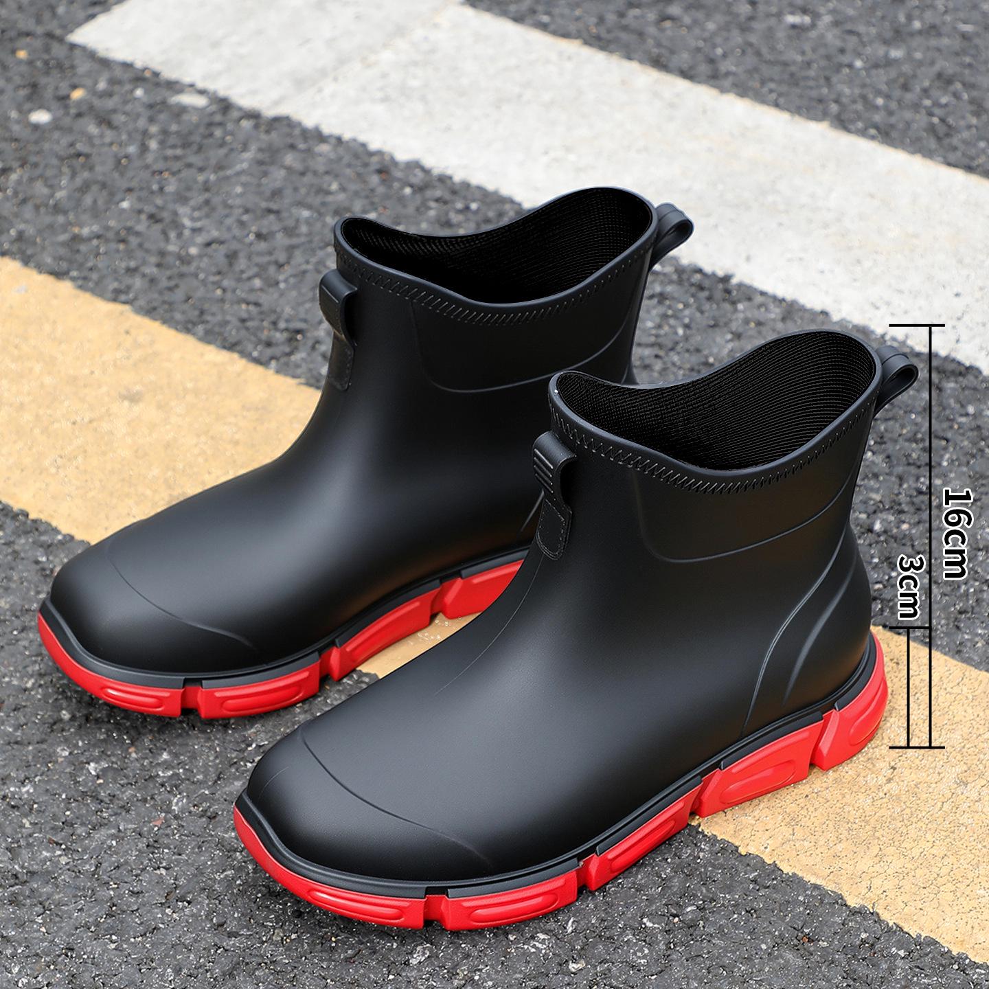 Japanese Color Block Mid-Calf Rain Boots: Dirt-Resistant, Non-Slip, Pull-On Outdoor Fishing Shoes 39
Japanese Color Block Mid-Calf Rain Boots: Dirt-Resistant, Non-Slip, Pull-On Outdoor Fishing Shoes 39