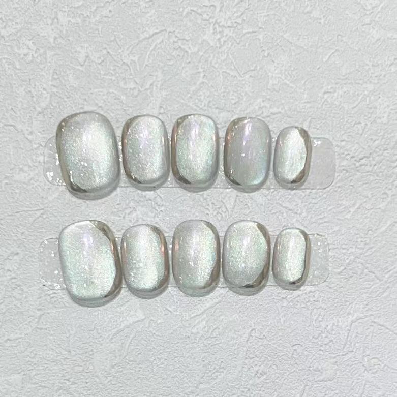 Носить броню ежедневно Короткий Ручной работы Высококачественный Стеклянный бисер Лампочка Кошачий глаз Съемная Накладная ногтевая пластина large L
Носить броню ежедневно Короткий Ручной работы Высококачественный Стеклянный бисер Лампочка Кошачий глаз Съемная Накладная ногтевая пластина large L