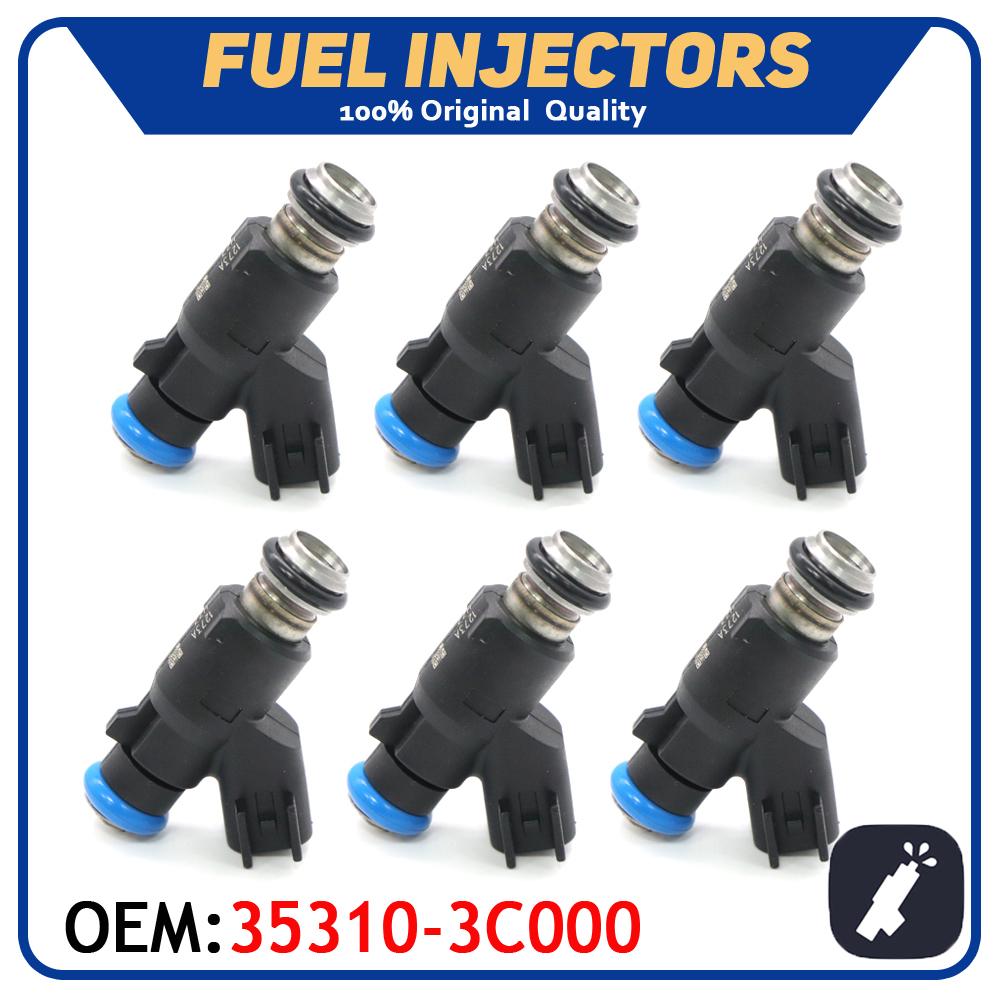 6 шт./лот, автомобильная топливная форсунка 35310-3C000 для HYUNDAI SANTA FE SONATA XG350 KIA AMANTI OPTIMA SEDONA SORENTO
6 шт./лот, автомобильная топливная форсунка 35310-3C000 для HYUNDAI SANTA FE SONATA XG350 KIA AMANTI OPTIMA SEDONA SORENTO