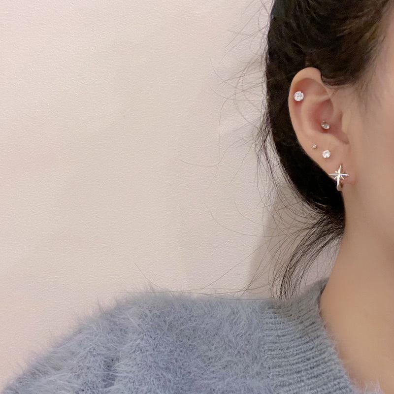 1Set Heart Cross Star Zircon Stud Earrings Set For Women Girls Korean Style Trendy Piercing Earrings Jewelry Party Gifts
1Set Heart Cross Star Zircon Stud Earrings Set For Women Girls Korean Style Trendy Piercing Earrings Jewelry Party Gifts