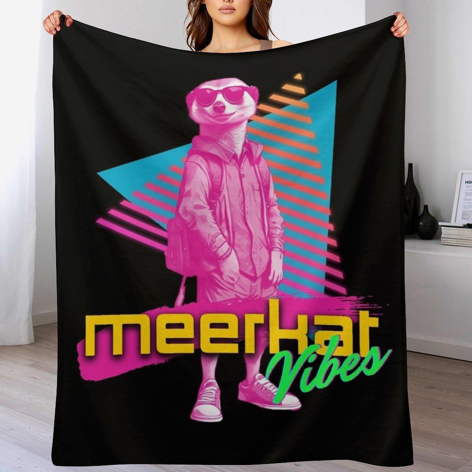 Meerkat Vibes Throw Blanket Warm Cozy Throw Blanket for Living Room Couch 102x76cm(40x30in)
Meerkat Vibes Throw Blanket Warm Cozy Throw Blanket for Living Room Couch 102x76cm(40x30in)