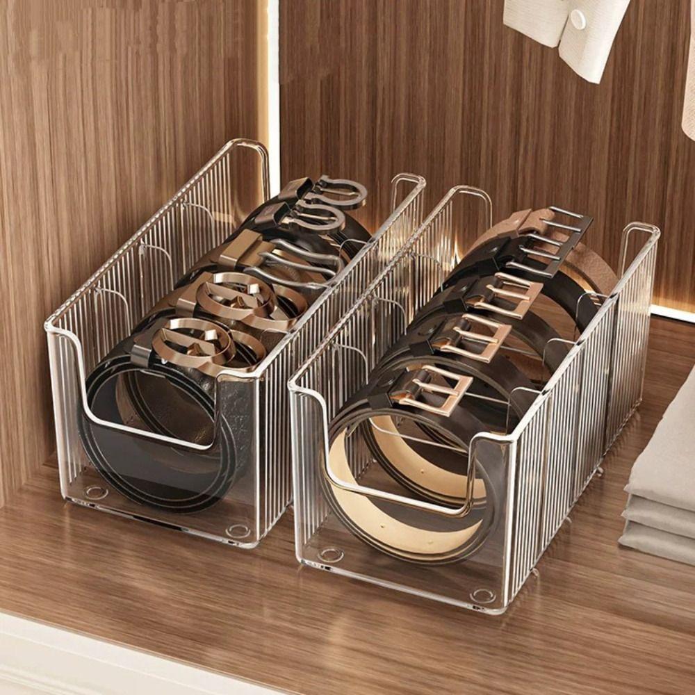 Acrylic Waist Tie Scarf Organizer with Removable Mesh Partition Display Box Belt Storage Box
Acrylic Waist Tie Scarf Organizer with Removable Mesh Partition Display Box Belt Storage Box