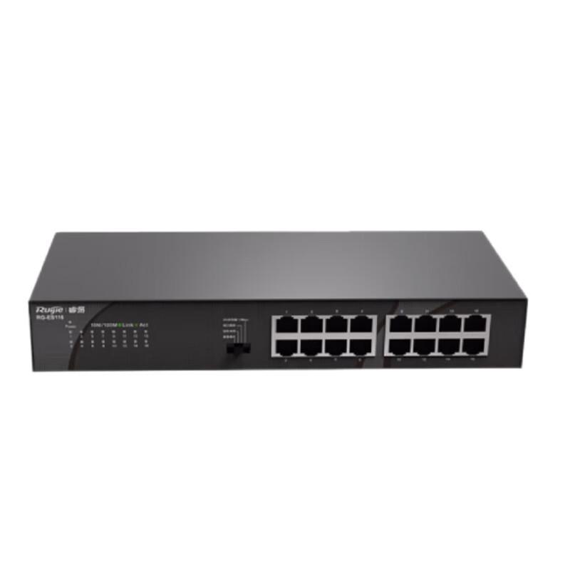 Ruijie 16-Port 100M Unmanaged Switch RG-ES116
Ruijie 16-Port 100M Unmanaged Switch RG-ES116