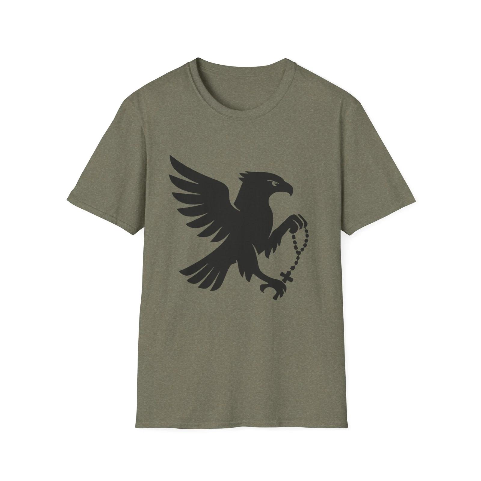 Bald Eagle With Rosary Talon T shirt, Casual Wear, Christian PatrioT shirts S
Bald Eagle With Rosary Talon T shirt, Casual Wear, Christian PatrioT shirts S