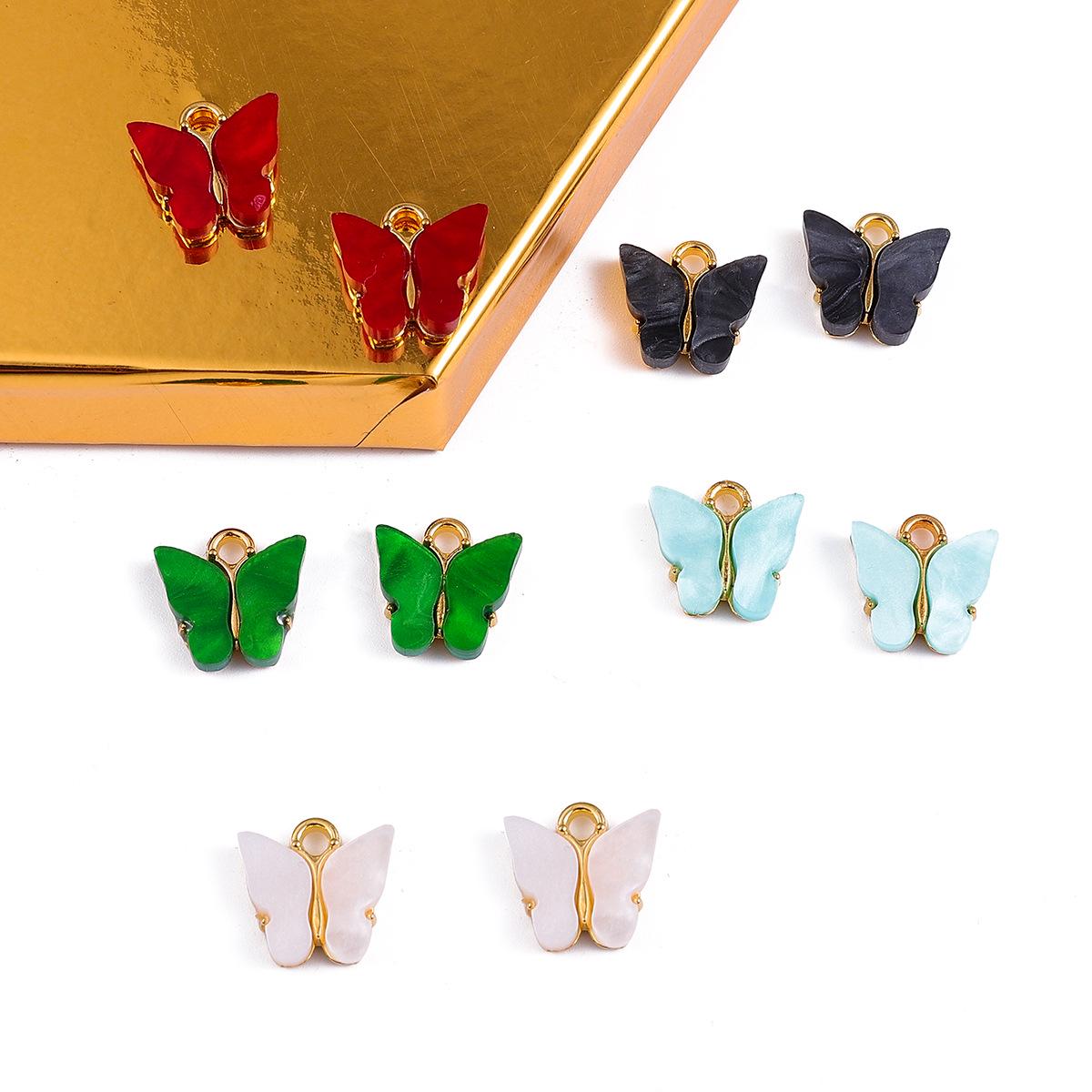 Alloy Acrylic Butterfly Pendant for DIY Jewelry Making – Earring, Bracelet, and Necklace Charm 13mm x 12.5mm, Hole 2mm, 4 pieces/bag
Alloy Acrylic Butterfly Pendant for DIY Jewelry Making – Earring, Bracelet, and Necklace Charm 13mm x 12.5mm, Hole 2mm, 4 pieces/bag