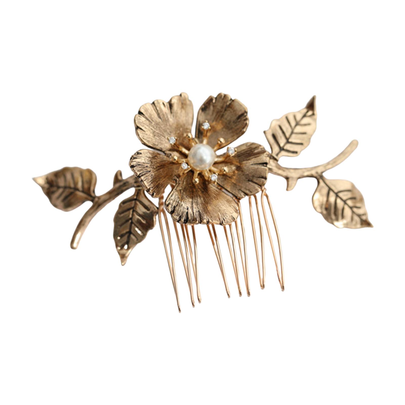 Women Flower Side Hair Comb Retro Floral Elegant Alloy Comb Barrette for Thick Curly Hair Styling Default
Women Flower Side Hair Comb Retro Floral Elegant Alloy Comb Barrette for Thick Curly Hair Styling Default