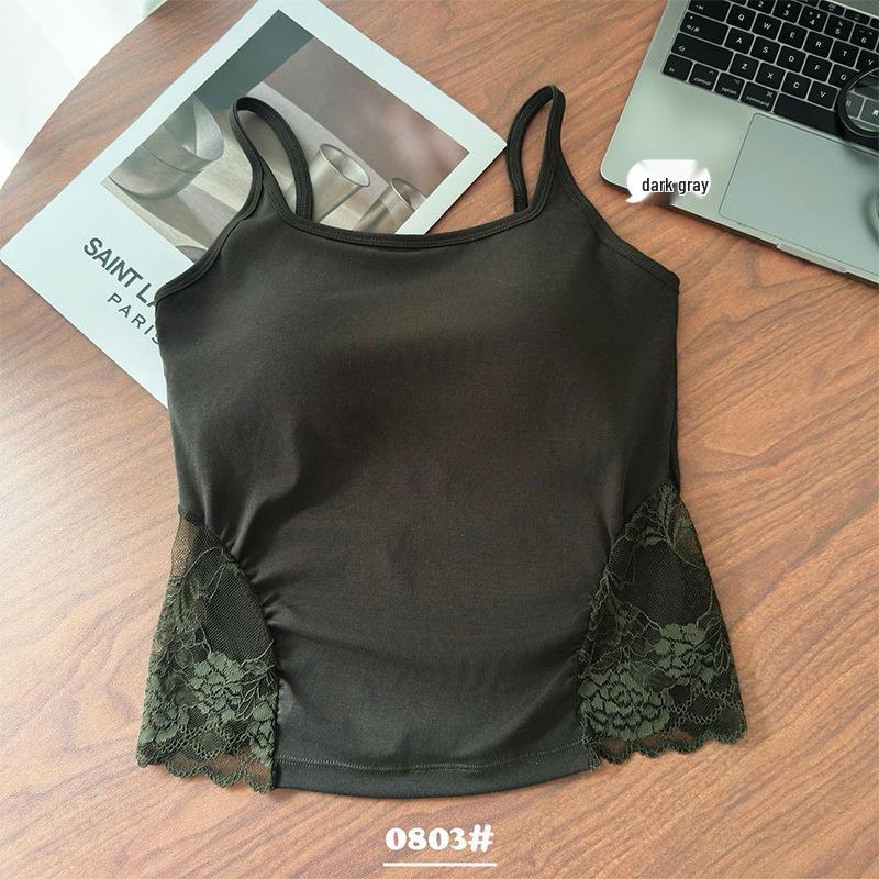 Pure Desire Lace See-through Backless Camisole with Chest Pads One Size (Fits 80-130 jin) темно-сірий
Pure Desire Lace See-through Backless Camisole with Chest Pads One Size (Fits 80-130 jin) темно-сірий