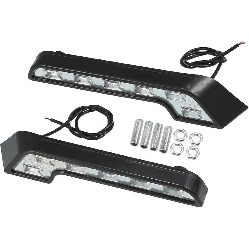 Car L-Shape Clear Lens LED Daytime Running Light Bar 6.9inch 6SMD 6500K White 20W Screw-Mount Bumper Grille Driving Fog Lamp Plastic (Set of 2)
Car L-Shape Clear Lens LED Daytime Running Light Bar 6.9inch 6SMD 6500K White 20W Screw-Mount Bumper Grille Driving Fog Lamp Plastic (Set of 2)