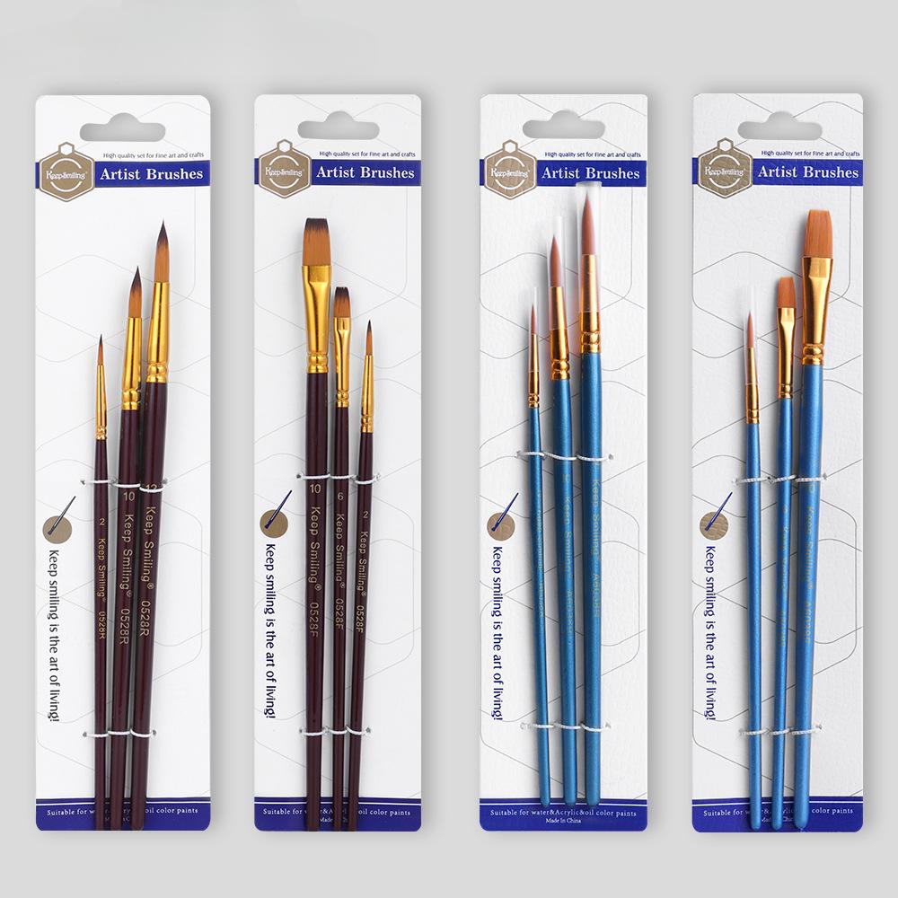 Acrylic Nylon Hair Brush, 3 Pieces, Multi Specification Set, Pigment Brush, Watercolor Watercolor Powder Brush, Drawing Hook Pen, Art Tool pearlescent blue combination
Acrylic Nylon Hair Brush, 3 Pieces, Multi Specification Set, Pigment Brush, Watercolor Watercolor Powder Brush, Drawing Hook Pen, Art Tool pearlescent blue combination