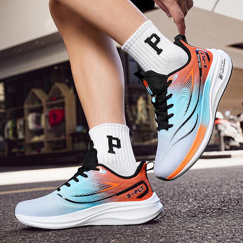 Carbon board running shoes men s summer fly-woven mesh breathable and comfortable sports and leisure shoes ultra-light shock-absorbing high-elastic 45
Carbon board running shoes men s summer fly-woven mesh breathable and comfortable sports and leisure shoes ultra-light shock-absorbing high-elastic 45