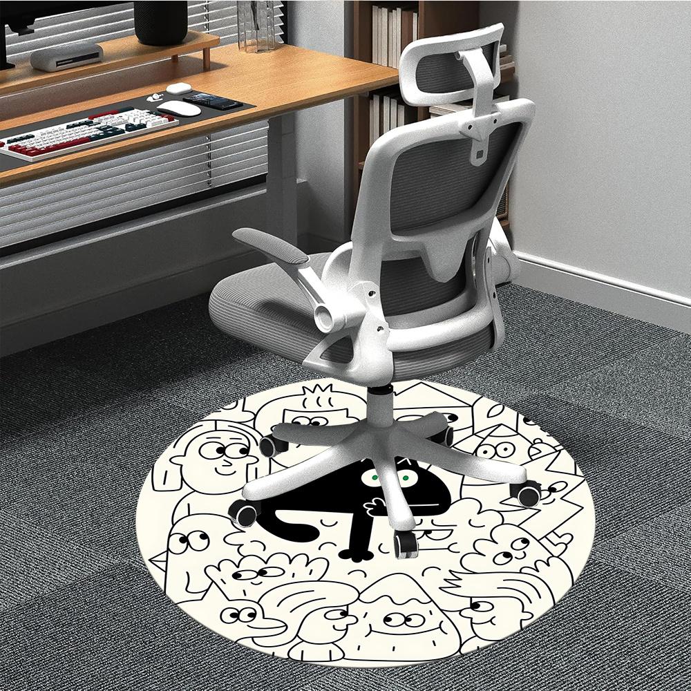 1pc Cartoon Cat Office Round Area Rug, Indoor Mat Suitable ForOffice, Under Office Chairs Bedroom Living Room Home Decor, Room Decot207 80cm by 80cm
1pc Cartoon Cat Office Round Area Rug, Indoor Mat Suitable ForOffice, Under Office Chairs Bedroom Living Room Home Decor, Room Decot207 80cm by 80cm