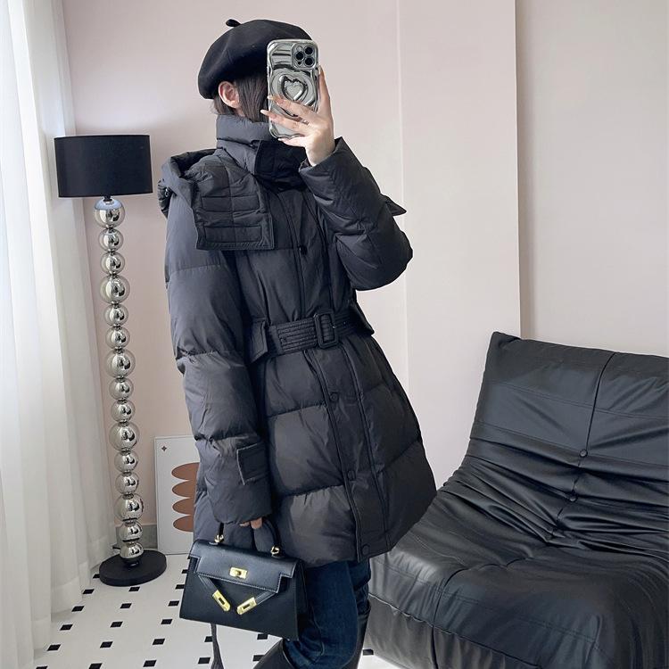 Down jacket women s medium and long small 2024 winter new product waist slim and thin warm jacket S чорний
Down jacket women s medium and long small 2024 winter new product waist slim and thin warm jacket S чорний
