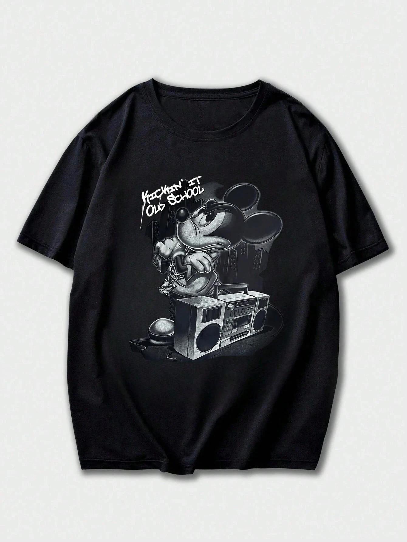 Мужская футболка с принтом Дисней Микки Мауса и Дональда Дака, летняя, повседневная, милая, мультяшная, с коротким рукавом, топ, мужская одежда, одежда Y2k, футболка 4XL
Мужская футболка с принтом Дисней Микки Мауса и Дональда Дака, летняя, повседневная, милая, мультяшная, с коротким рукавом, топ, мужская одежда, одежда Y2k, футболка 4XL