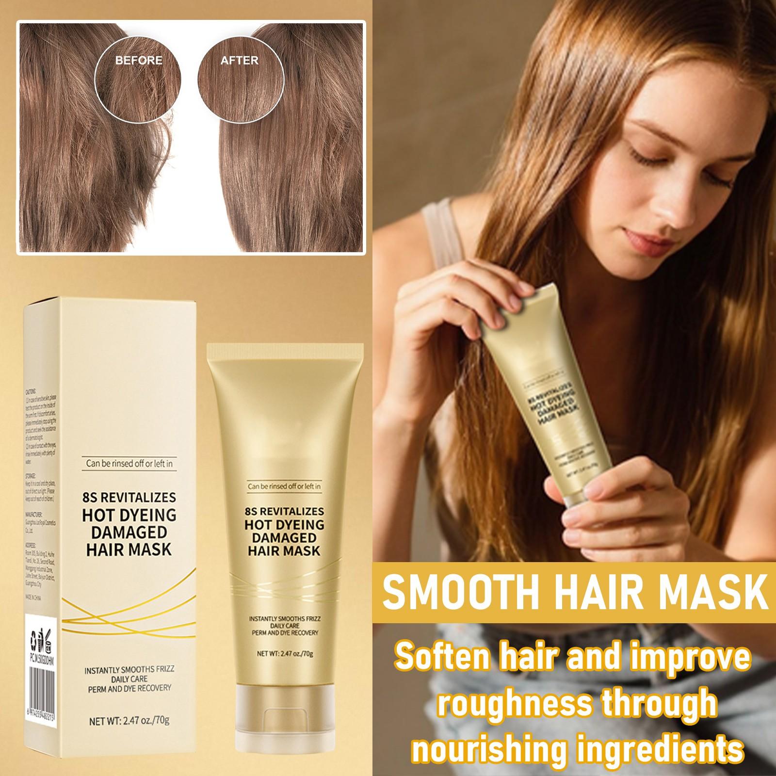 Hair Mask Revitalizes Hot Damaged Hair Keratin Instantly Smooths Frizz Daily Care Perm And Conditioner 70 Ml One Size
Hair Mask Revitalizes Hot Damaged Hair Keratin Instantly Smooths Frizz Daily Care Perm And Conditioner 70 Ml One Size