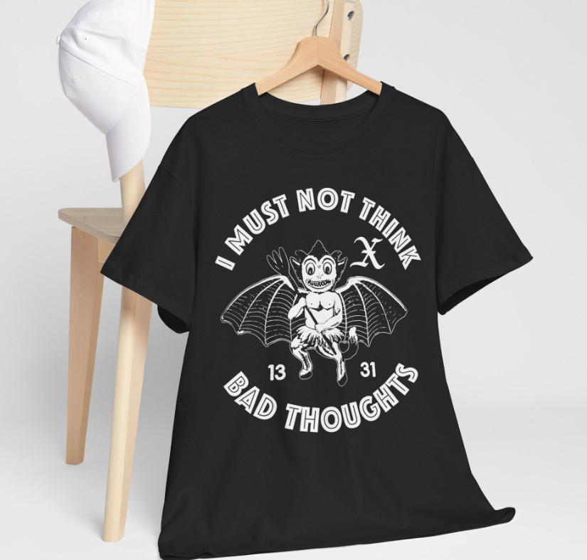 Cotton TShirt X Band I Must Not Think Bad Thoughts More Fun In The New World Unisex T-Shirt M
Cotton TShirt X Band I Must Not Think Bad Thoughts More Fun In The New World Unisex T-Shirt M