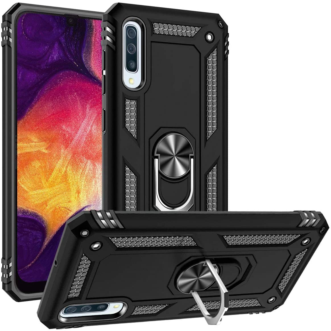для Samsung Galaxy A50 Чехол для Samsung A 50 Военный прочный противоударный магнитный автомобильный держатель с кольцом-чехлом for Galaxy A50S
для Samsung Galaxy A50 Чехол для Samsung A 50 Военный прочный противоударный магнитный автомобильный держатель с кольцом-чехлом for Galaxy A50S
