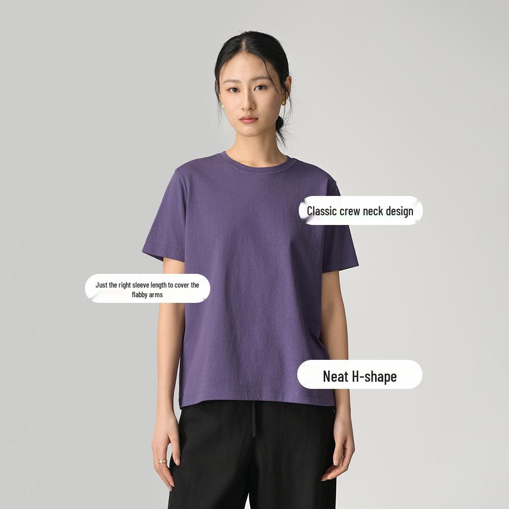 ABOUTSEA Women s Snowflake Cotton Short-Sleeve Slim T-Shirt - Spring/Summer, Solid Color, Round Neck Large
ABOUTSEA Women s Snowflake Cotton Short-Sleeve Slim T-Shirt - Spring/Summer, Solid Color, Round Neck Large