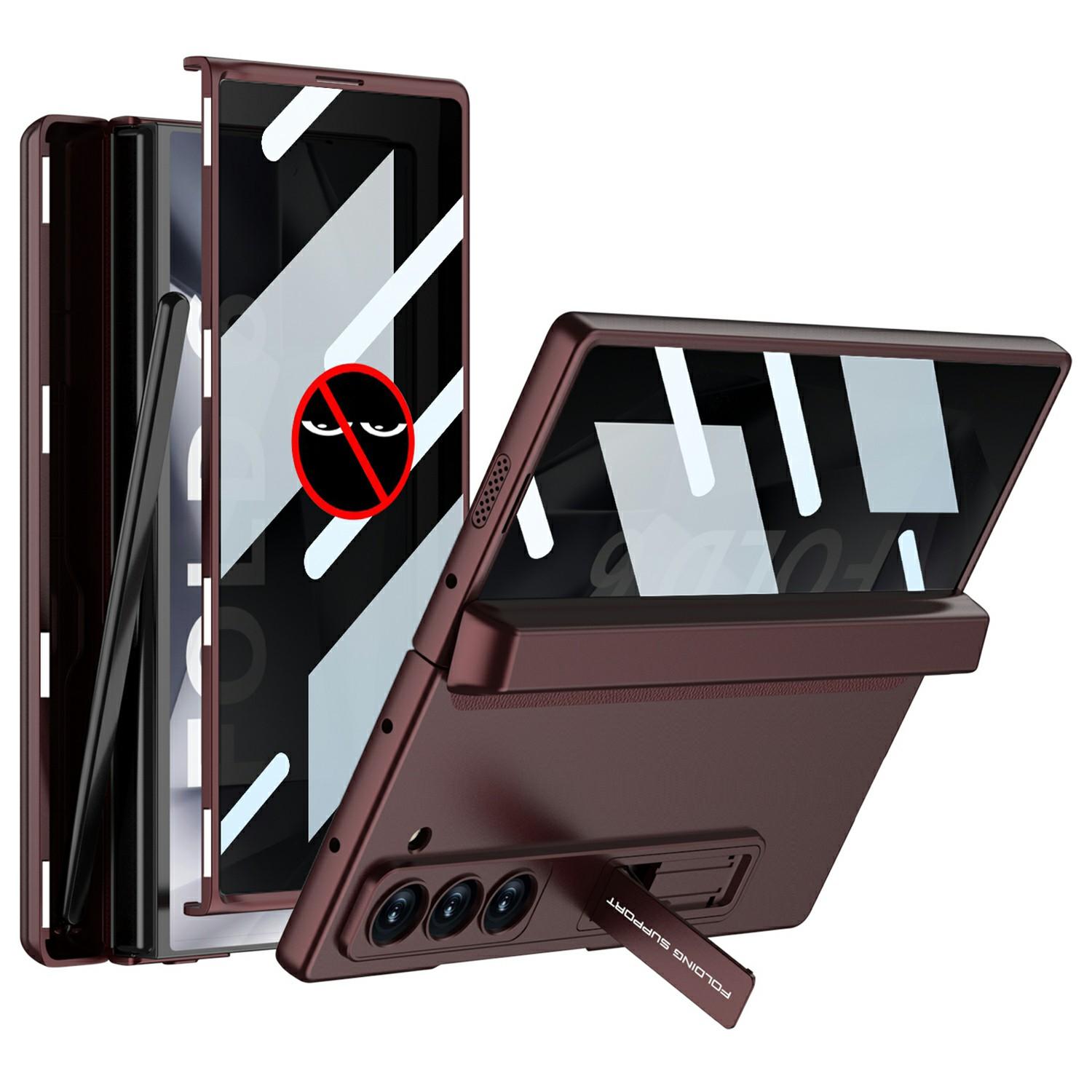 GKK For Samsung Galaxy Z Fold6 5G Case with Privacy Screen Film,Pencil Slot Magnetic Hinge Hard PC Phone Cover Wine Red
GKK For Samsung Galaxy Z Fold6 5G Case with Privacy Screen Film,Pencil Slot Magnetic Hinge Hard PC Phone Cover Wine Red