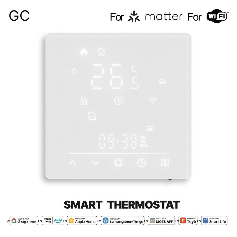 Smart Temperature Controller for MOES with WiFi Connectivity Designed for Tuya and For Matter Integration Child Lock Feature
Smart Temperature Controller for MOES with WiFi Connectivity Designed for Tuya and For Matter Integration Child Lock Feature