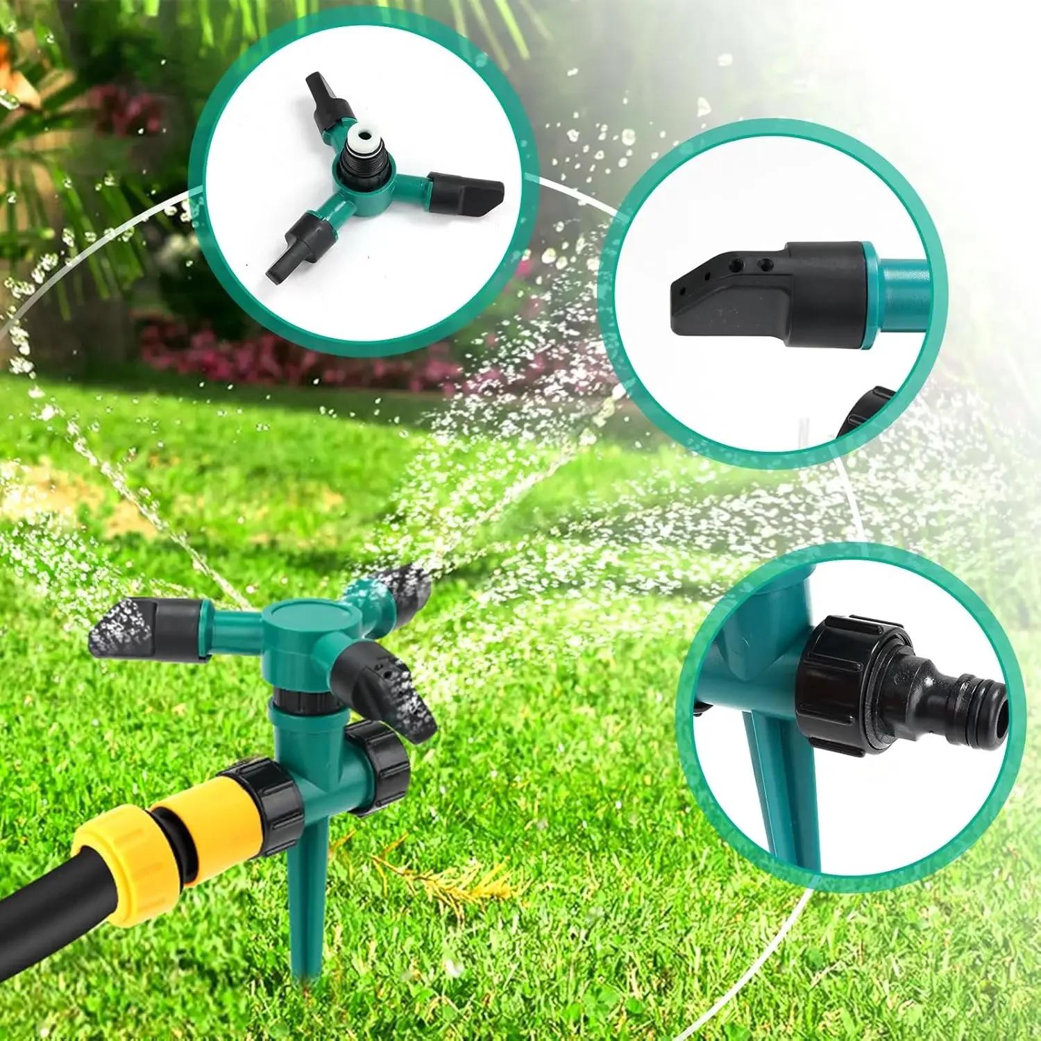360 Rotating Garden Lawn Sprinkler Sprinklers for Yard Large Area Lawn Sprinklers Powerful and Even Watering
360 Rotating Garden Lawn Sprinkler Sprinklers for Yard Large Area Lawn Sprinklers Powerful and Even Watering