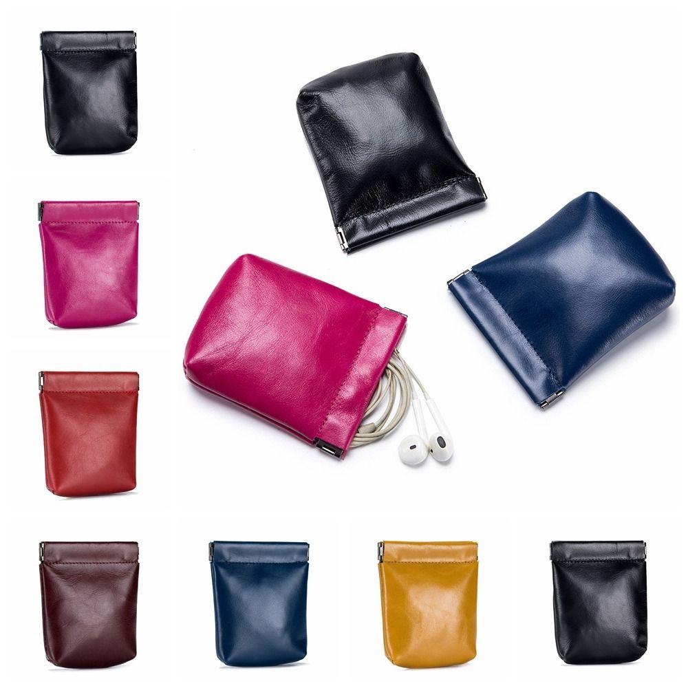 Coin Purse Self-closing Storage Bag Solid Color PU Leaf Spring Bag Portable Travel синий
Coin Purse Self-closing Storage Bag Solid Color PU Leaf Spring Bag Portable Travel синий