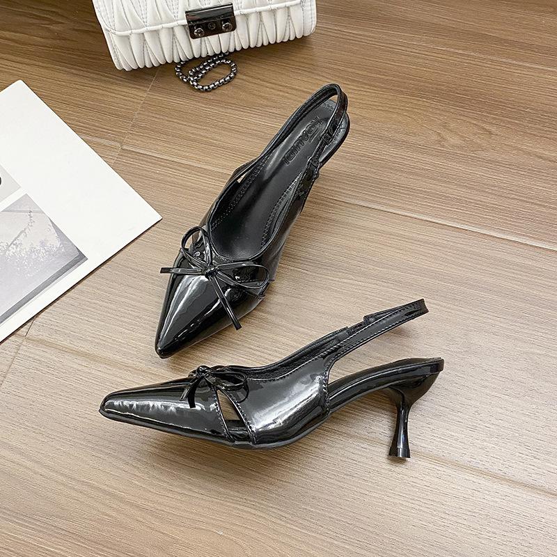 Темпераментные босоножки Baotou на тонком каблуке Женские 2025 Новинка Бант Звездный стиль Сексуальные Остроносые Красивые Высокие каблуки 40 чёрный
Темпераментные босоножки Baotou на тонком каблуке Женские 2025 Новинка Бант Звездный стиль Сексуальные Остроносые Красивые Высокие каблуки 40 чёрный