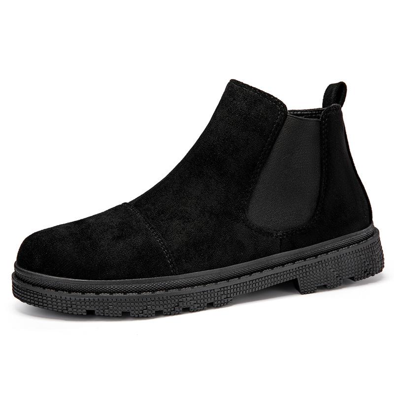 Men s Autumn High-Top Genuine Leather Chelsea Boots - British Retro Cowhide Slip-On Dr. Martens Style 40 чёрный
Men s Autumn High-Top Genuine Leather Chelsea Boots - British Retro Cowhide Slip-On Dr. Martens Style 40 чёрный