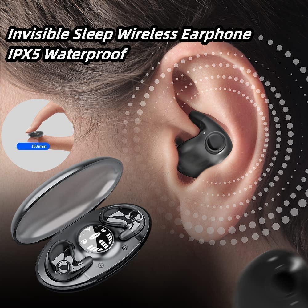 Невидимые беспроводные наушники для сна с шумоподавлением TWS Bluetooth 5,3, скрытые наушники IPX5, водонепроницаемая спортивная гарнитура чёрный
Невидимые беспроводные наушники для сна с шумоподавлением TWS Bluetooth 5,3, скрытые наушники IPX5, водонепроницаемая спортивная гарнитура чёрный