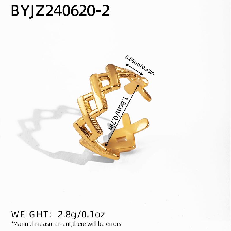 Hot selling 18K Gold Plated Waterproof Stainless Steel Ring Series For Woman Stainless Steel Charm Fashion Zircon Elegant Party
Hot selling 18K Gold Plated Waterproof Stainless Steel Ring Series For Woman Stainless Steel Charm Fashion Zircon Elegant Party