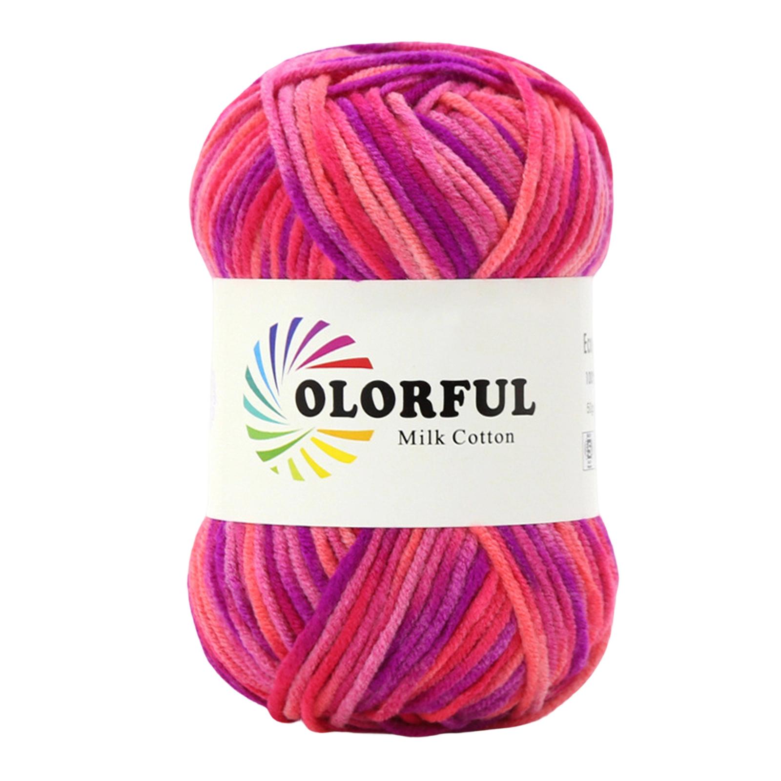 Colorful Hand Knitting 50g Knitting Crochet Milk Soft Baby Cotton Wool Yarn One Size
Colorful Hand Knitting 50g Knitting Crochet Milk Soft Baby Cotton Wool Yarn One Size