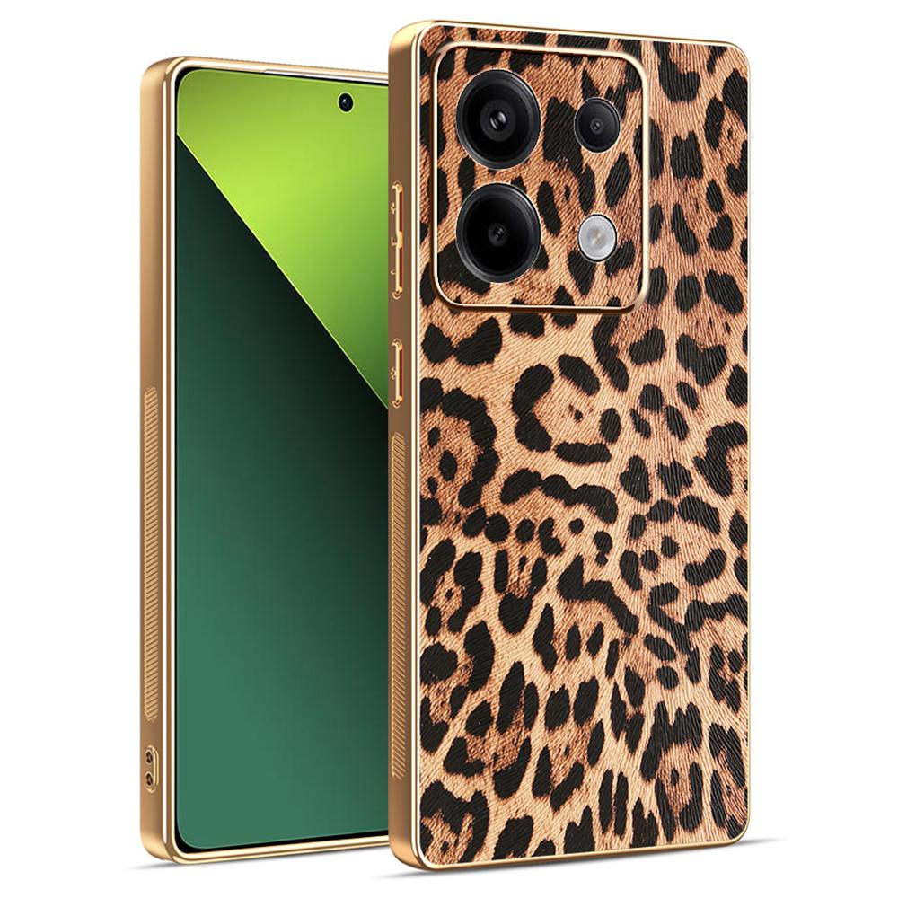 Чохол для телефону Xiaomi Redmi Note 13 Pro 5G/Poco X6 5G/X6 Neo 5G з леопардовим принтом, покритий ПУ шкірою, PC+TPU з гальванічним покриттям A
Чохол для телефону Xiaomi Redmi Note 13 Pro 5G/Poco X6 5G/X6 Neo 5G з леопардовим принтом, покритий ПУ шкірою, PC+TPU з гальванічним покриттям A