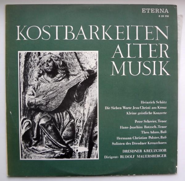 LP Record VARIOUS Heinrich Schtz Die Sieben Worte J 820918 ETERNA 1968 German Dem Classical Used
LP Record VARIOUS Heinrich Schtz Die Sieben Worte J 820918 ETERNA 1968 German Dem Classical Used