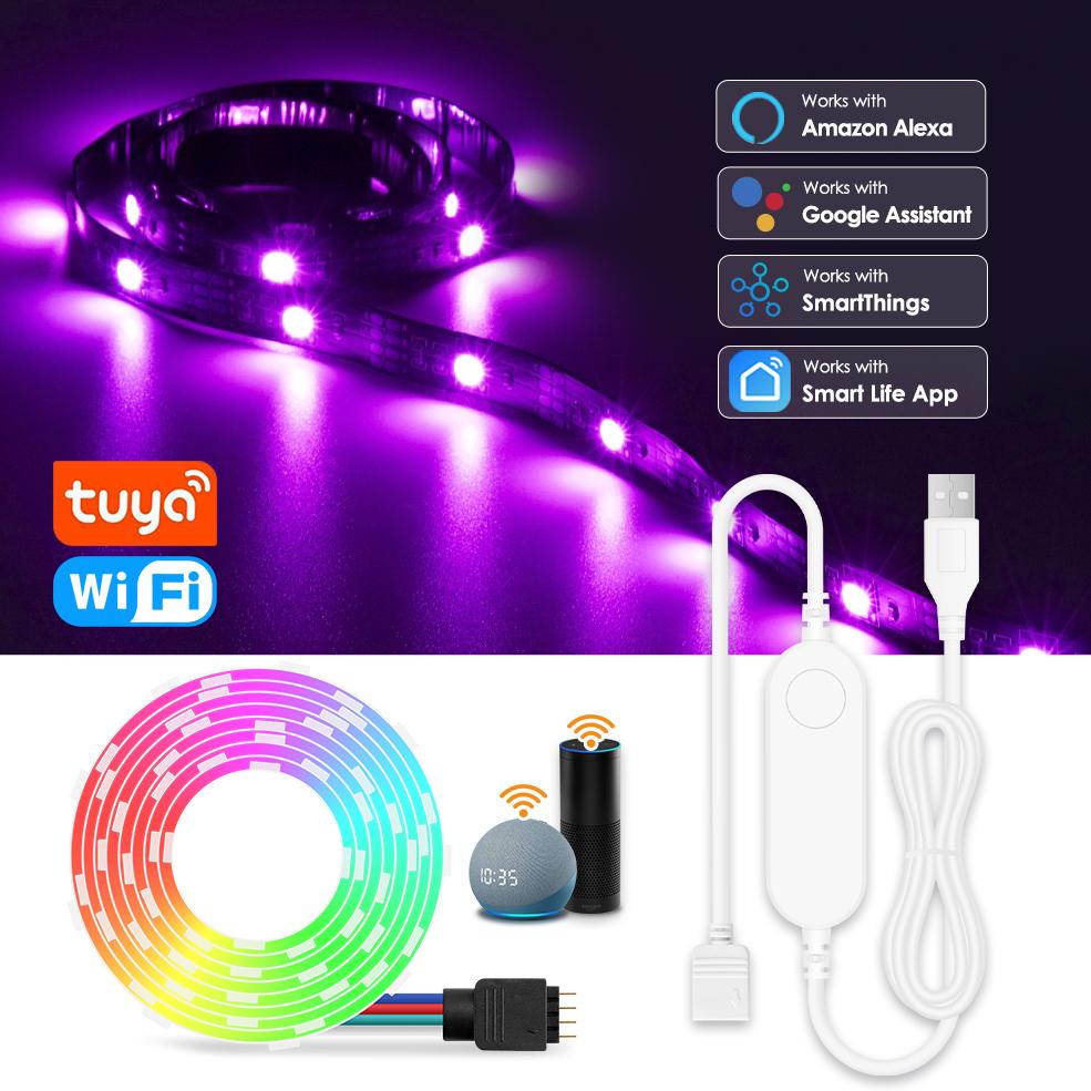USB ТВ светодиодная лента RGB лента Tuya Smart Wi-Fi гибкая лампа для экрана телевизора подсветка с поддержкой Alexa Google 50 см 1 м 2 м 3 м 4 м
USB ТВ светодиодная лента RGB лента Tuya Smart Wi-Fi гибкая лампа для экрана телевизора подсветка с поддержкой Alexa Google 50 см 1 м 2 м 3 м 4 м