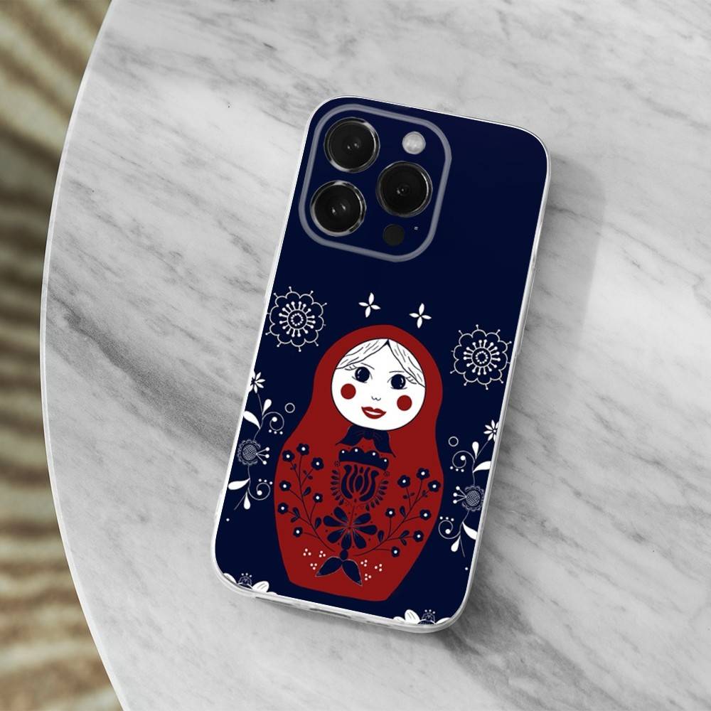 Russian Art Matryoshka For iPhone 16,13,12,11,17,14,15,Pro,Max,Plus,X,XS,XR,SE,Mini Transparent Soft silicone Case iPhone14PROMAX
Russian Art Matryoshka For iPhone 16,13,12,11,17,14,15,Pro,Max,Plus,X,XS,XR,SE,Mini Transparent Soft silicone Case iPhone14PROMAX