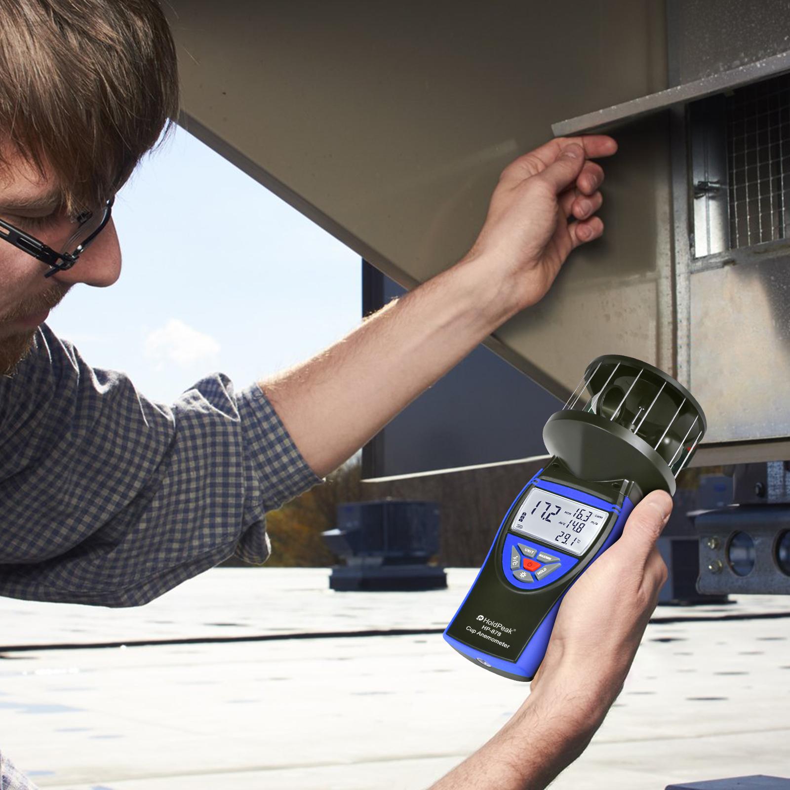 Ручной измеритель ветра, цифровой анемометр HP-878 отображает температуру ветра, объем воздуха, скорость/направление ветра с подсветкой ЖК-дисплея
Ручной измеритель ветра, цифровой анемометр HP-878 отображает температуру ветра, объем воздуха, скорость/направление ветра с подсветкой ЖК-дисплея