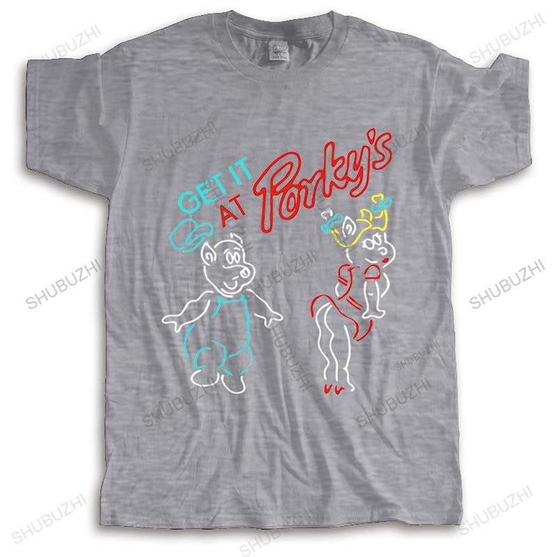 Hot sale men brand summer t shirt vintage tee Porkys Retro 80 Comedy Movie GET IT AT PorKY Unisex Teeshirt cotton short sleeve 4XL
Hot sale men brand summer t shirt vintage tee Porkys Retro 80 Comedy Movie GET IT AT PorKY Unisex Teeshirt cotton short sleeve 4XL
