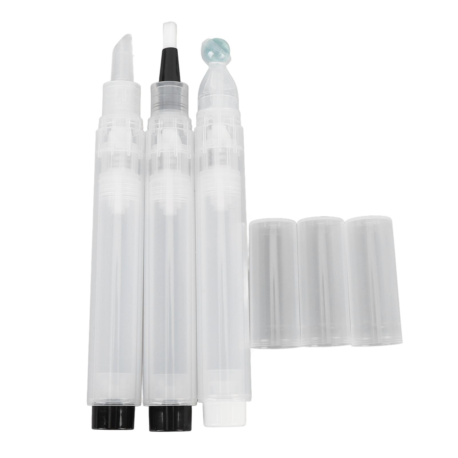 3 Pcs Brush Tip Twist Pen with Empty Roller Ball Bottle Brush Tip Pen Twist Type Cosmetic Container Applicator for Liquid Foundation Serum
3 Pcs Brush Tip Twist Pen with Empty Roller Ball Bottle Brush Tip Pen Twist Type Cosmetic Container Applicator for Liquid Foundation Serum