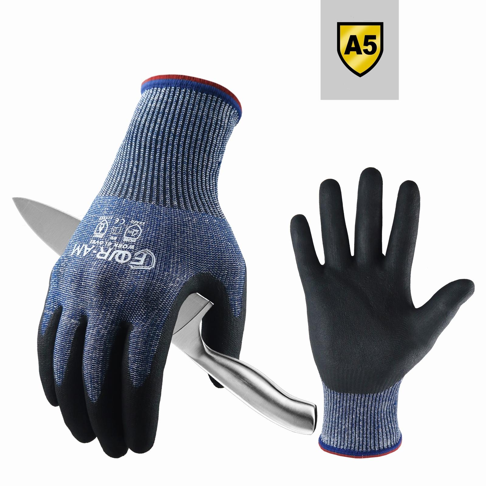 Level 5 Cut-Resistant Gloves, Firm Non-Slip Grip, Heavy Duty Work, Durable & Breathable Nitrile Foam Coated, Touchscreen S синий
Level 5 Cut-Resistant Gloves, Firm Non-Slip Grip, Heavy Duty Work, Durable & Breathable Nitrile Foam Coated, Touchscreen S синий