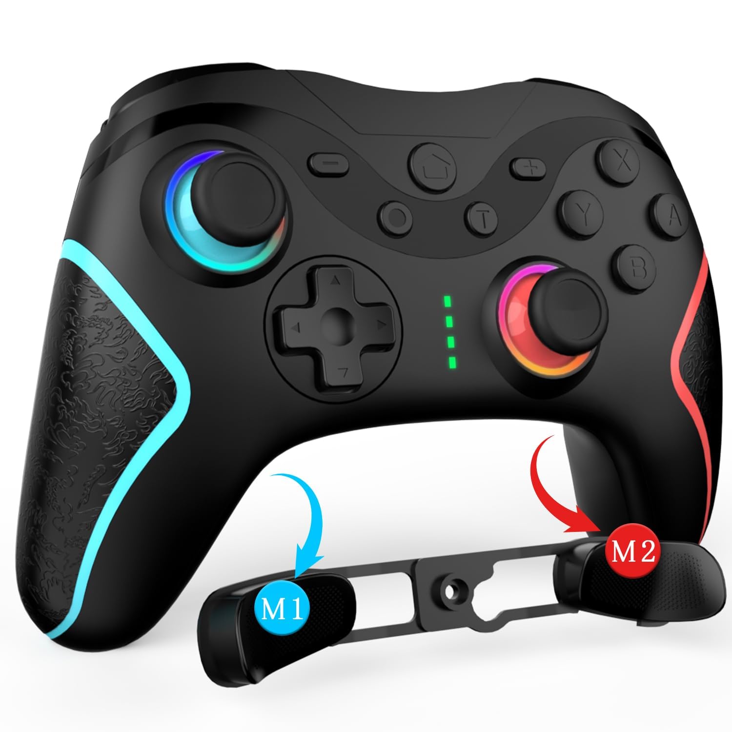 Switch controller NEW Switch controller OOOUSE controller with back button Turbo function 6 nuclear vibration function Pinhole reset function Wireless
Switch controller NEW Switch controller OOOUSE controller with back button Turbo function 6 nuclear vibration function Pinhole reset function Wireless