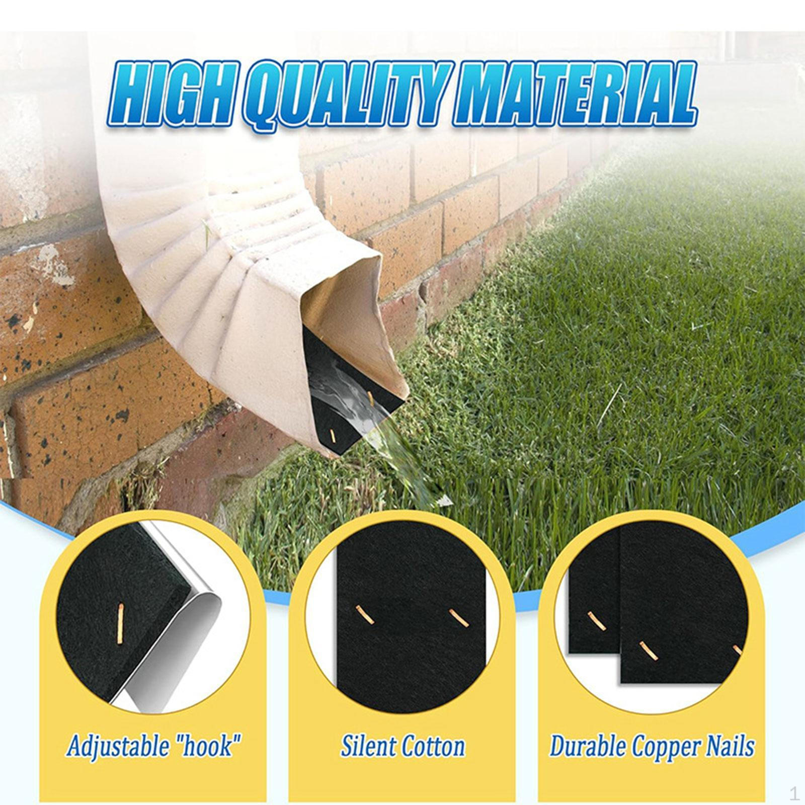 2 шт. Глушитель шума для водосточной трубы Эффективное снижение шума Бесшумный Small
2 шт. Глушитель шума для водосточной трубы Эффективное снижение шума Бесшумный Small