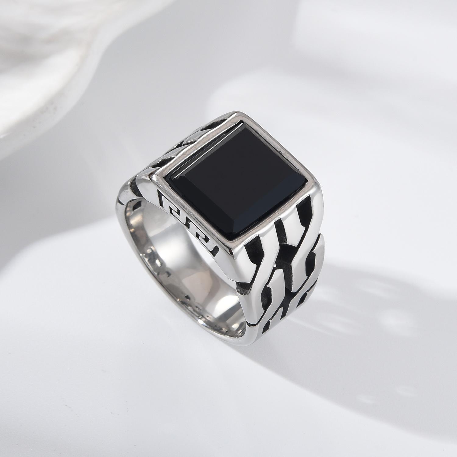A3506 Men s High Quality 316LStainless Steel Onyx Watchband Rings Classic Fashion Trend Jewelry Product 12 чорний
A3506 Men s High Quality 316LStainless Steel Onyx Watchband Rings Classic Fashion Trend Jewelry Product 12 чорний
