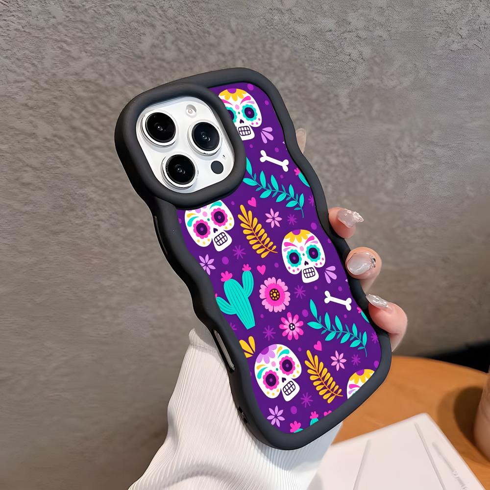 Day of the Dead Wavy Edge TPU Mobile Phone Case for iPhone 17 16 15 14 13 12 11 Air Pro Max Plus Colorful Cover iPhone 12 Pro Max
Day of the Dead Wavy Edge TPU Mobile Phone Case for iPhone 17 16 15 14 13 12 11 Air Pro Max Plus Colorful Cover iPhone 12 Pro Max