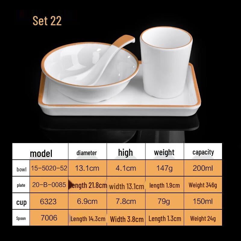 YishuXiang Commercial Melamine Dinnerware Set
YishuXiang Commercial Melamine Dinnerware Set