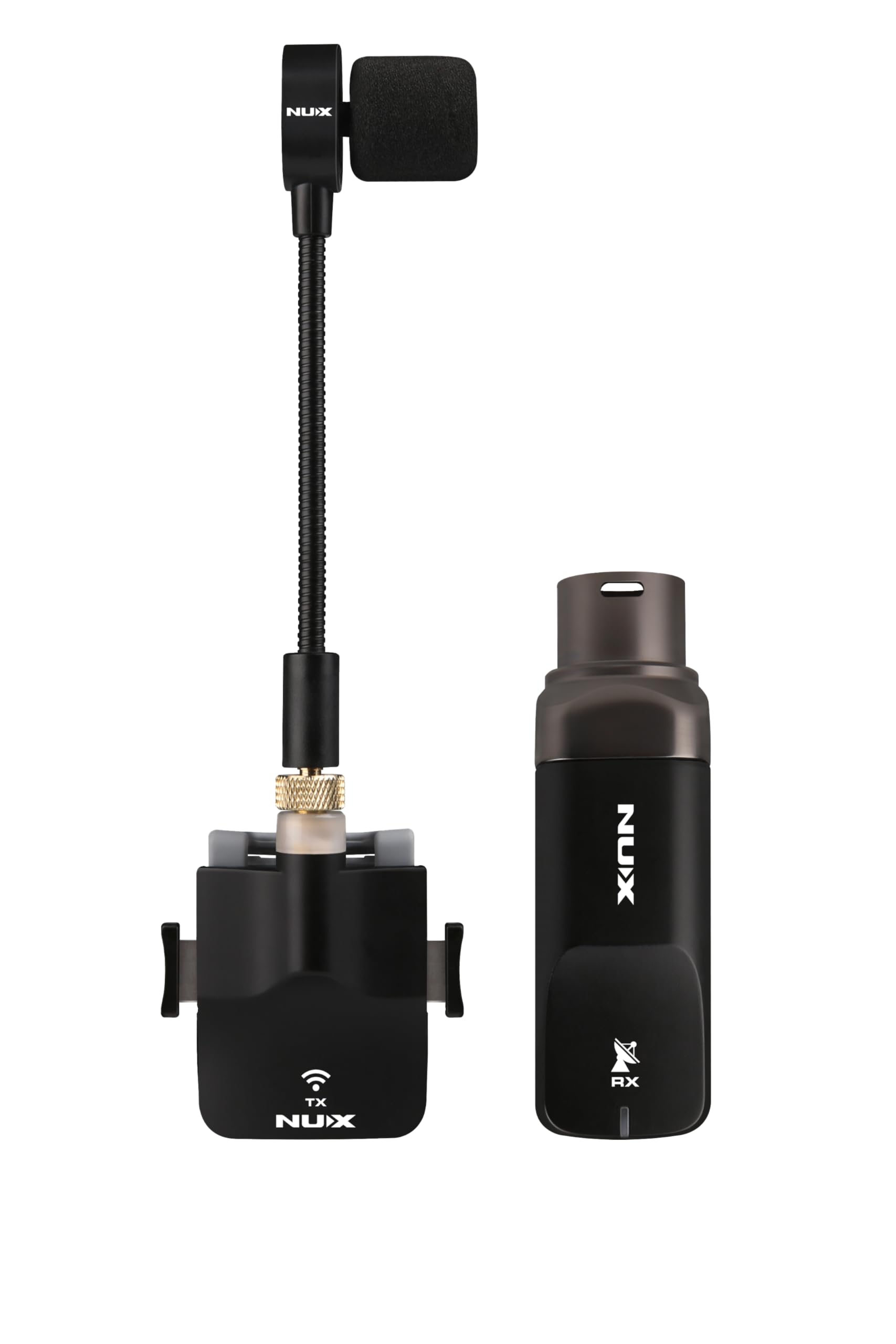 NUX Wireless System for Saxophone 2.4Ghz Transmission up to 20m Auto Pairing 3 Switchable EQs for SopranoAltoTenor Saxophone USB Type-C Rechargeable
NUX Wireless System for Saxophone 2.4Ghz Transmission up to 20m Auto Pairing 3 Switchable EQs for SopranoAltoTenor Saxophone USB Type-C Rechargeable