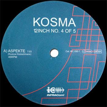 12inch Record KOSMA - 12inch No. 4 Of 5 IC0951 INFRACom! 2003 Germany Dance & Electronica Used
12inch Record KOSMA - 12inch No. 4 Of 5 IC0951 INFRACom! 2003 Germany Dance & Electronica Used