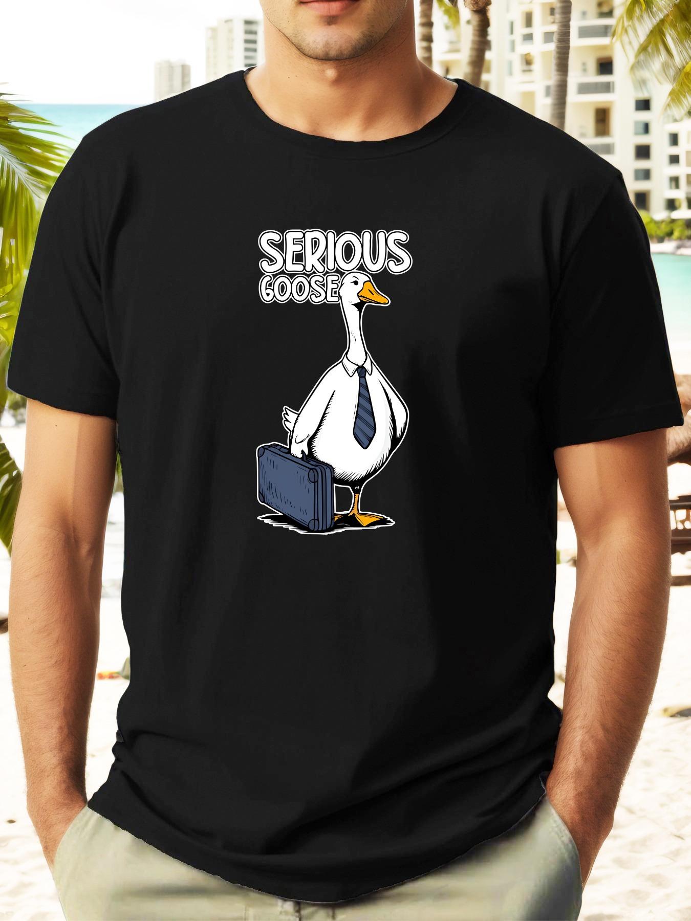 T-shirt - SERIOUS Goose Graphic Print Summer Tee L
T-shirt - SERIOUS Goose Graphic Print Summer Tee L