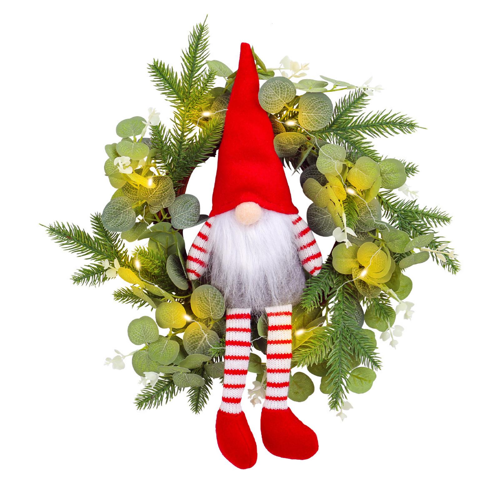 Long Legged Christmas Xmas Creative LED Decor Door Gnome Wreath Hanging Garland - Use - Ideal Front Doors, Window(35cm)
Long Legged Christmas Xmas Creative LED Decor Door Gnome Wreath Hanging Garland - Use - Ideal Front Doors, Window(35cm)